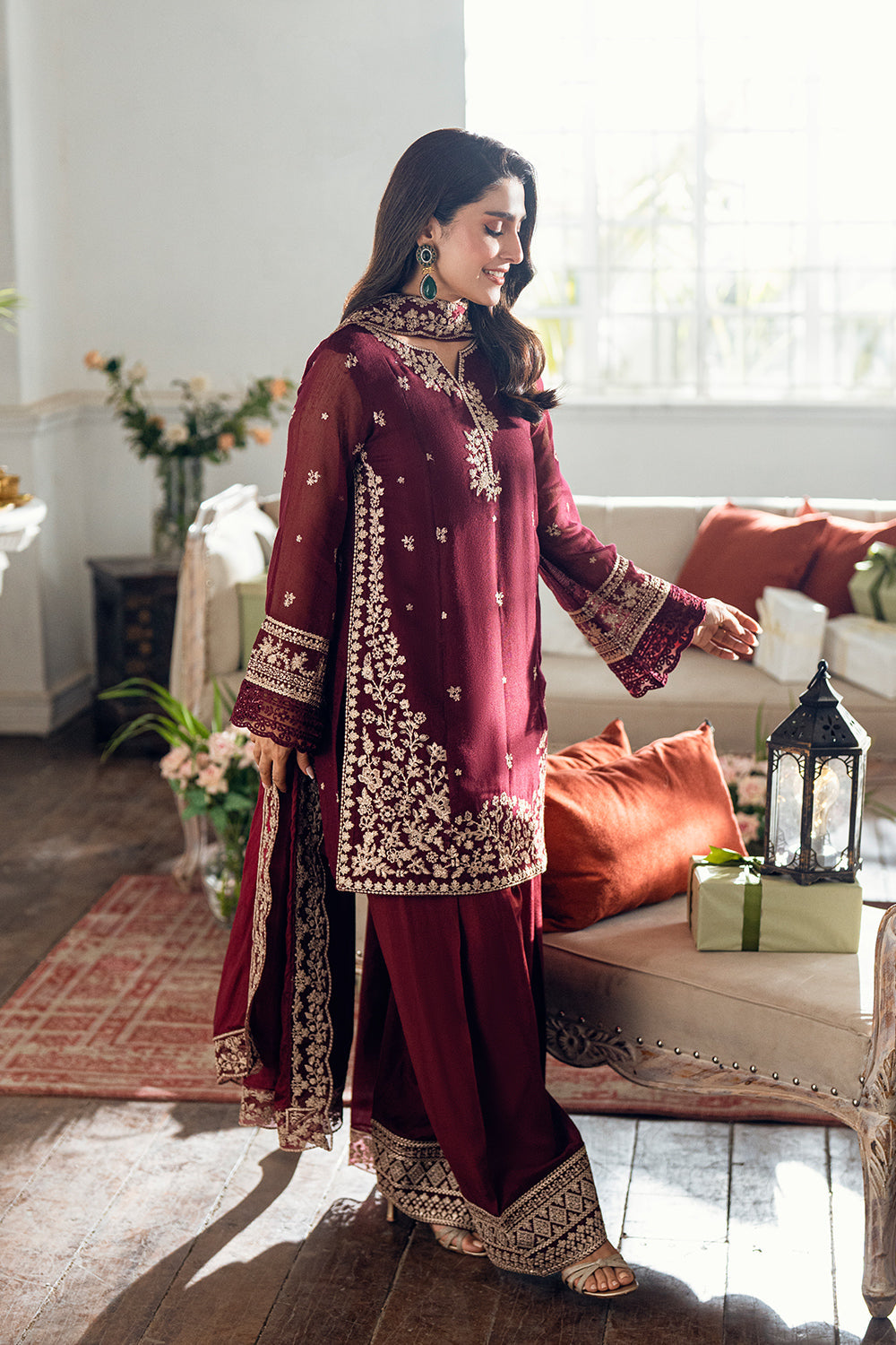 Azure Eid Luxe’25 - Berry Dusk (3pc)