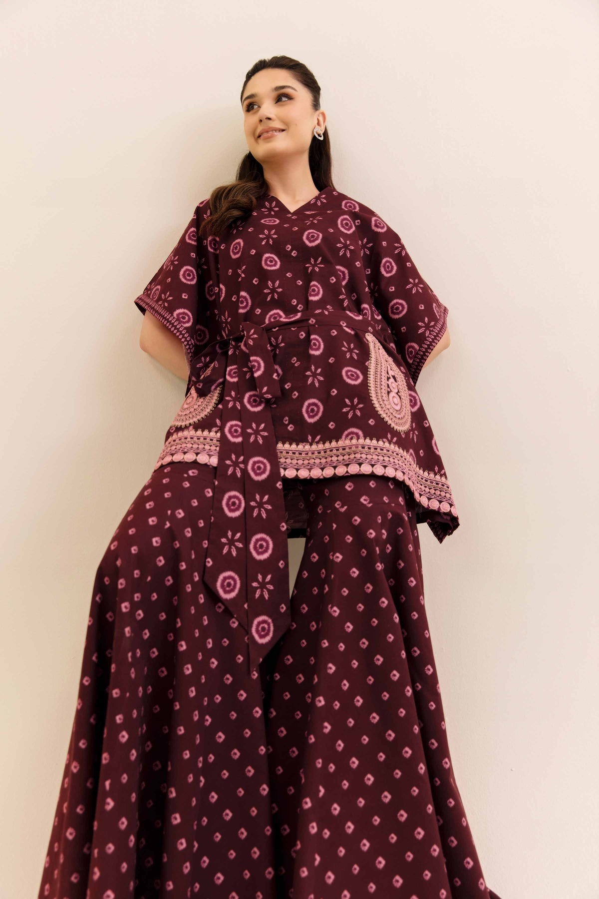 Nishat Linen - Printed Embroidered Suit (2pc)