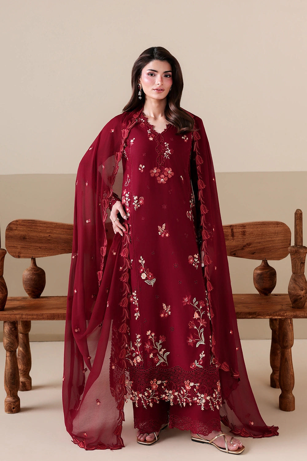 Azure Luxury Lawn’ 26 - Ruby Rose (3pc)