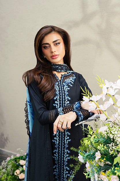 Azure Luxury Lawn’25 - Black Amour (3pc)