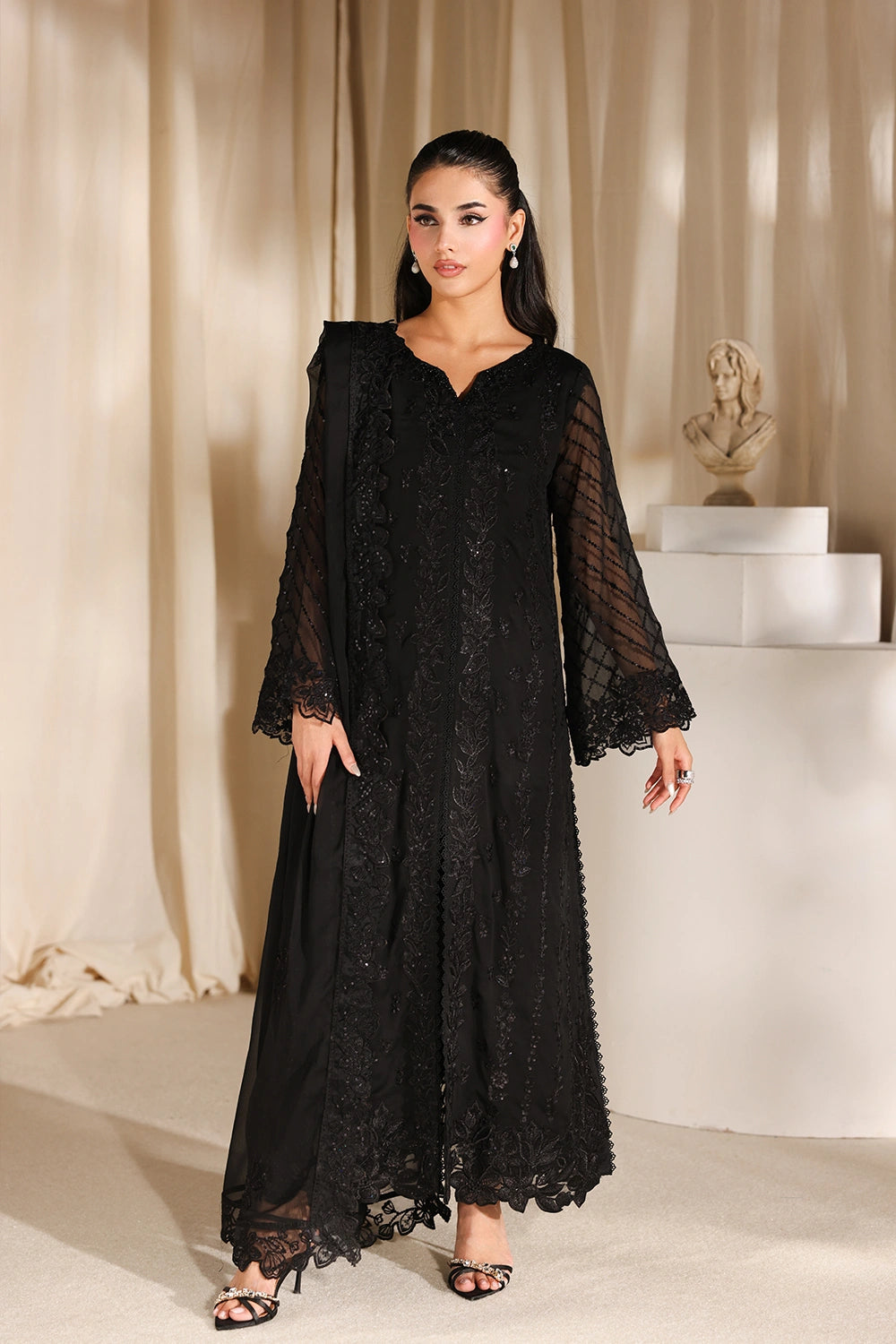 Azure Eid Luxe’ 26 - Black Pearl (3pc)