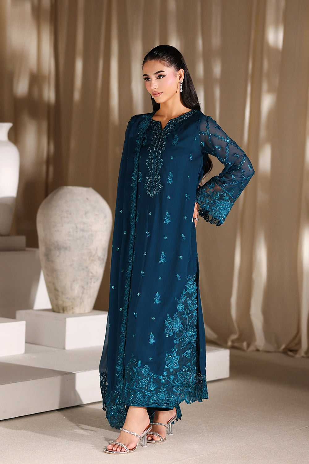 Azure Eid Luxe’ 26 - Majestic Teal (3pc)