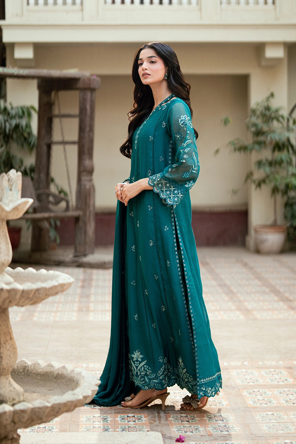 Azure Festive Vogue’26 - Emerald Empress (3pc)