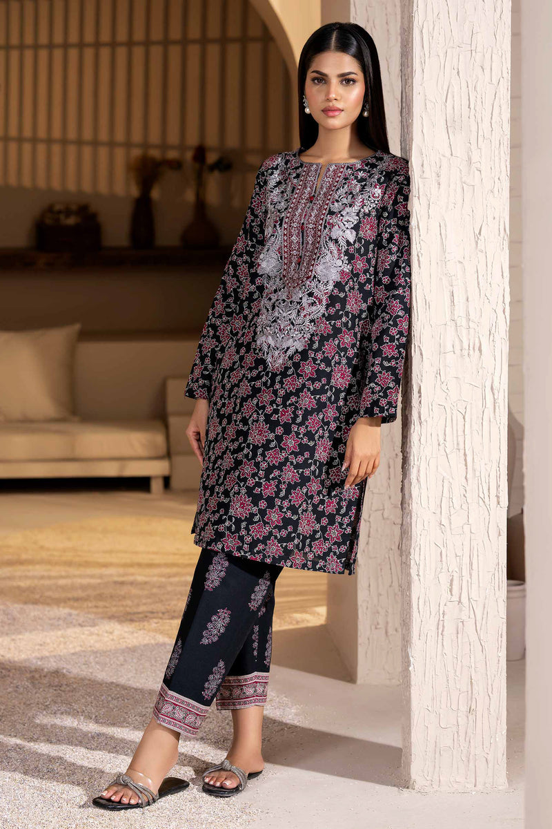 Limelight - Khaddar Embroidered Suit (2pc)