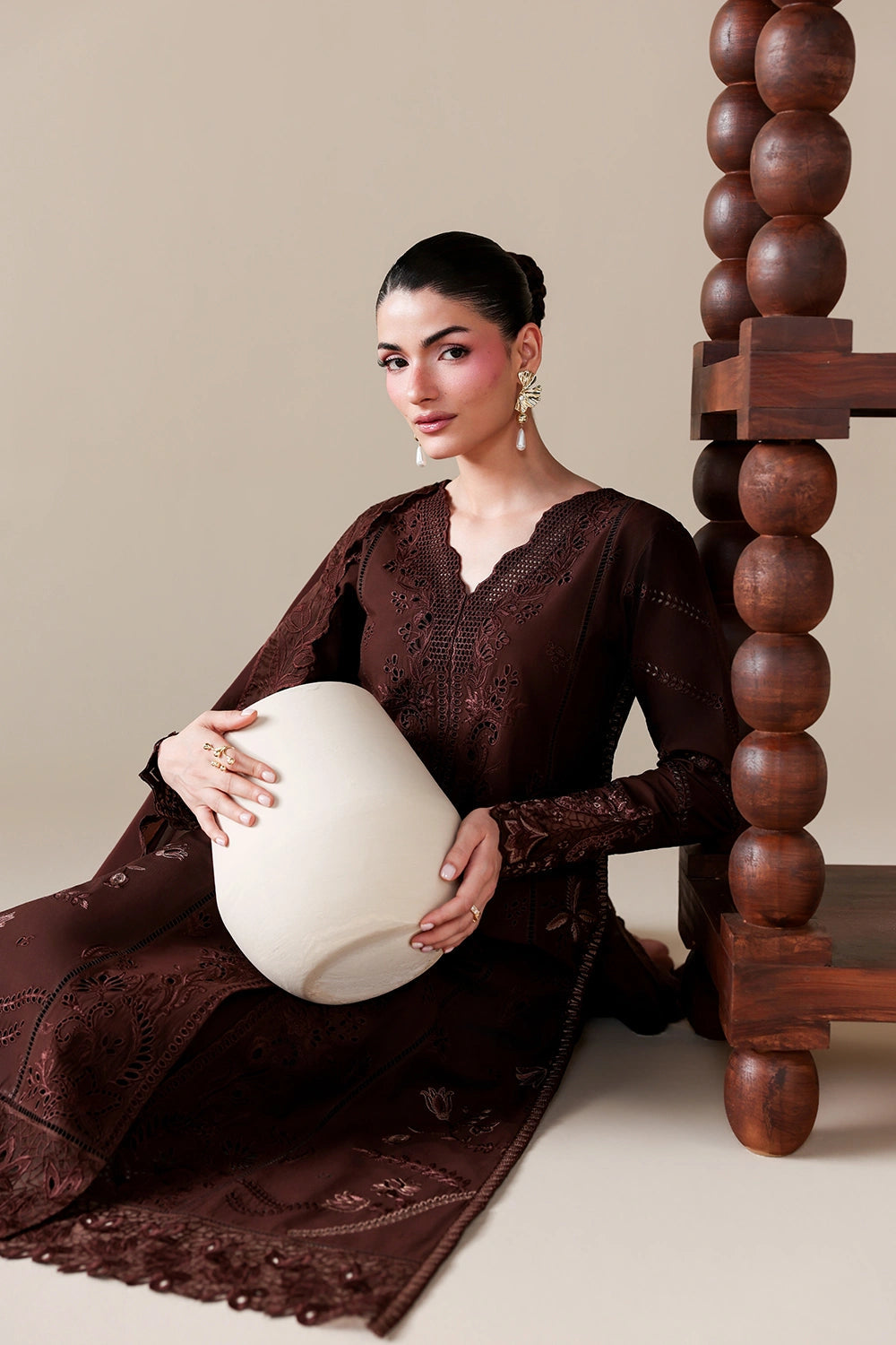 Azure Luxury Lawn’ 26 - Cinnamon (3pc)