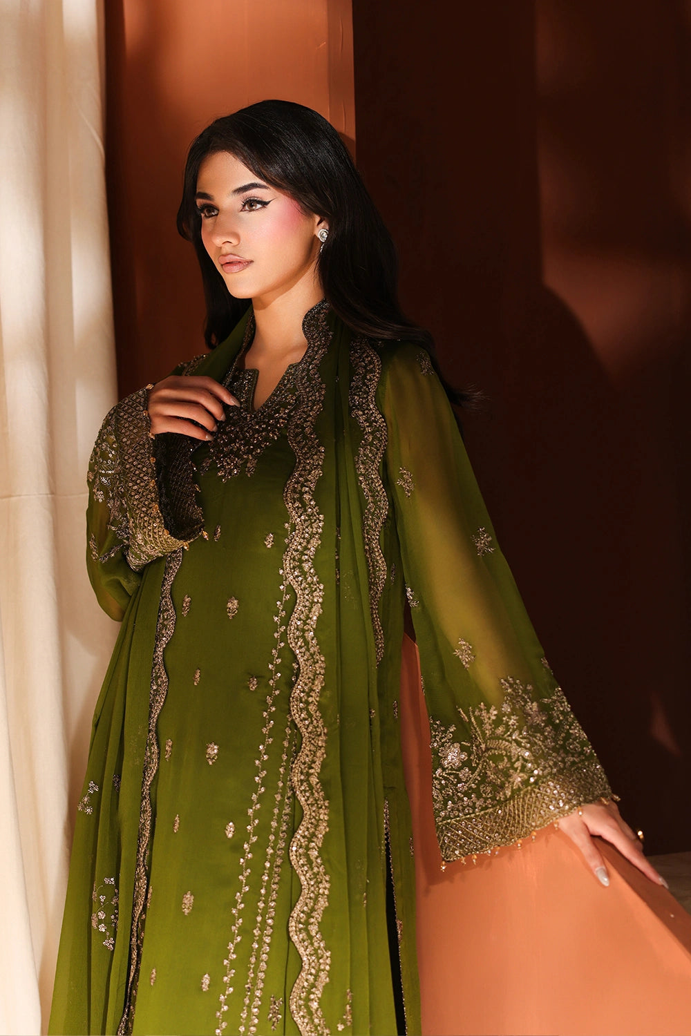 Azure Eid Luxe’ 26 - Imperial Olive (3pc)