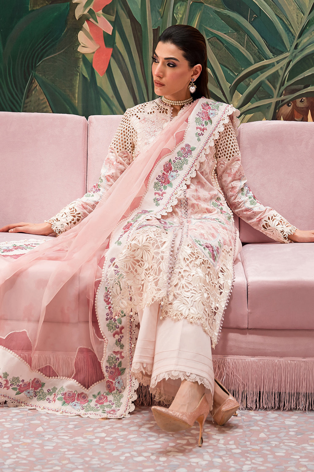 Afrozeh’ The Painted Garden’24 - Daisy Dream (3pc)