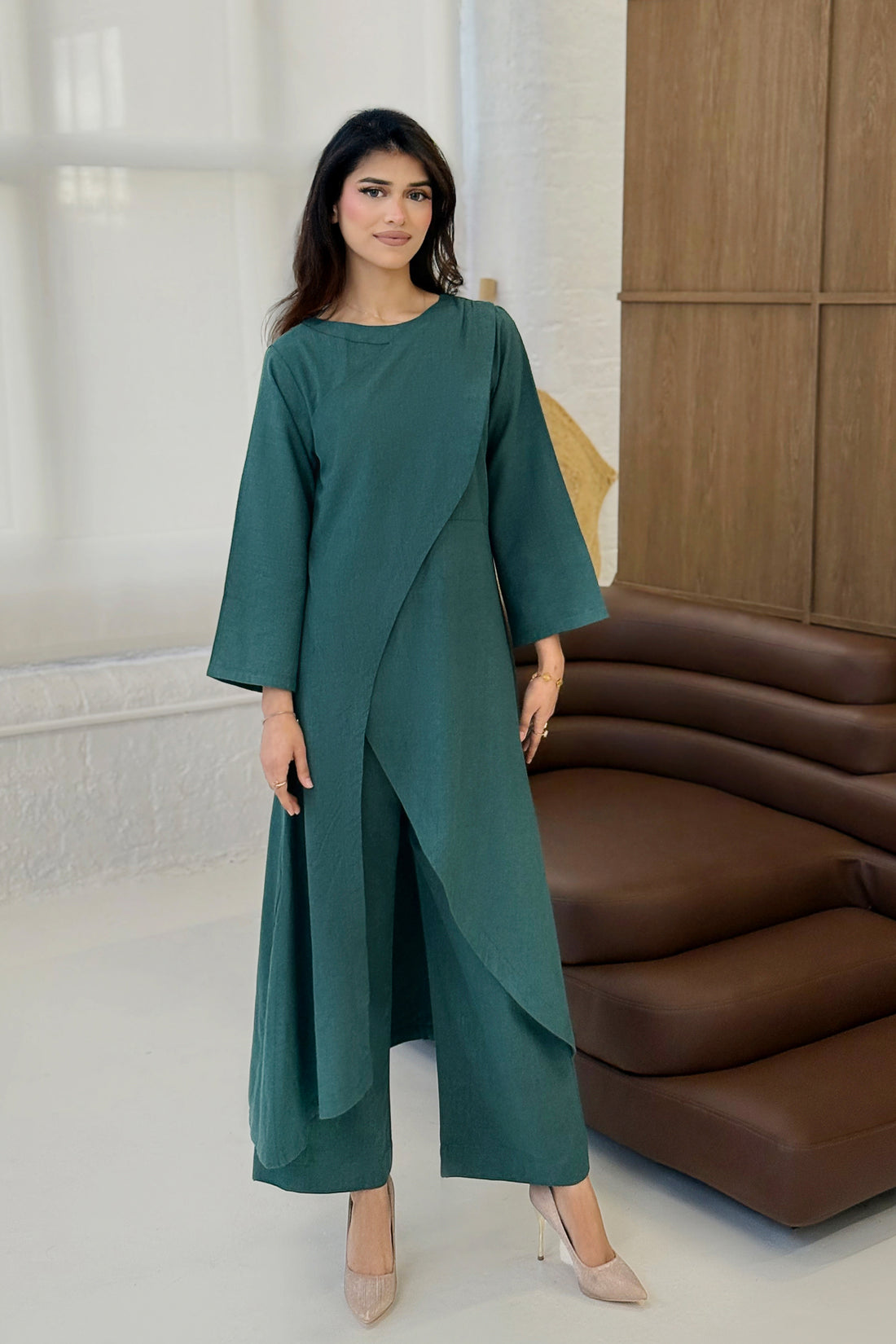 Emerald Wrap Co-Ord Set