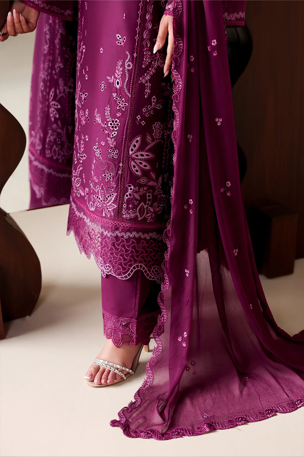 Azure Luxury Lawn’ 26 - Grovy Garnet (3pc)