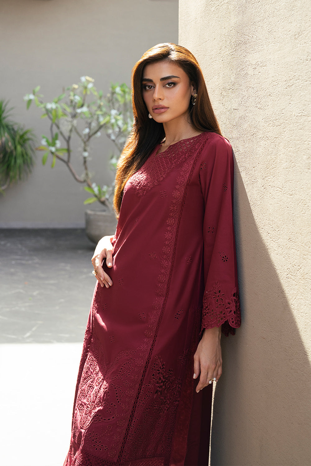 Azure Luxury Lawn’25 - Rosso Royal (3pc)