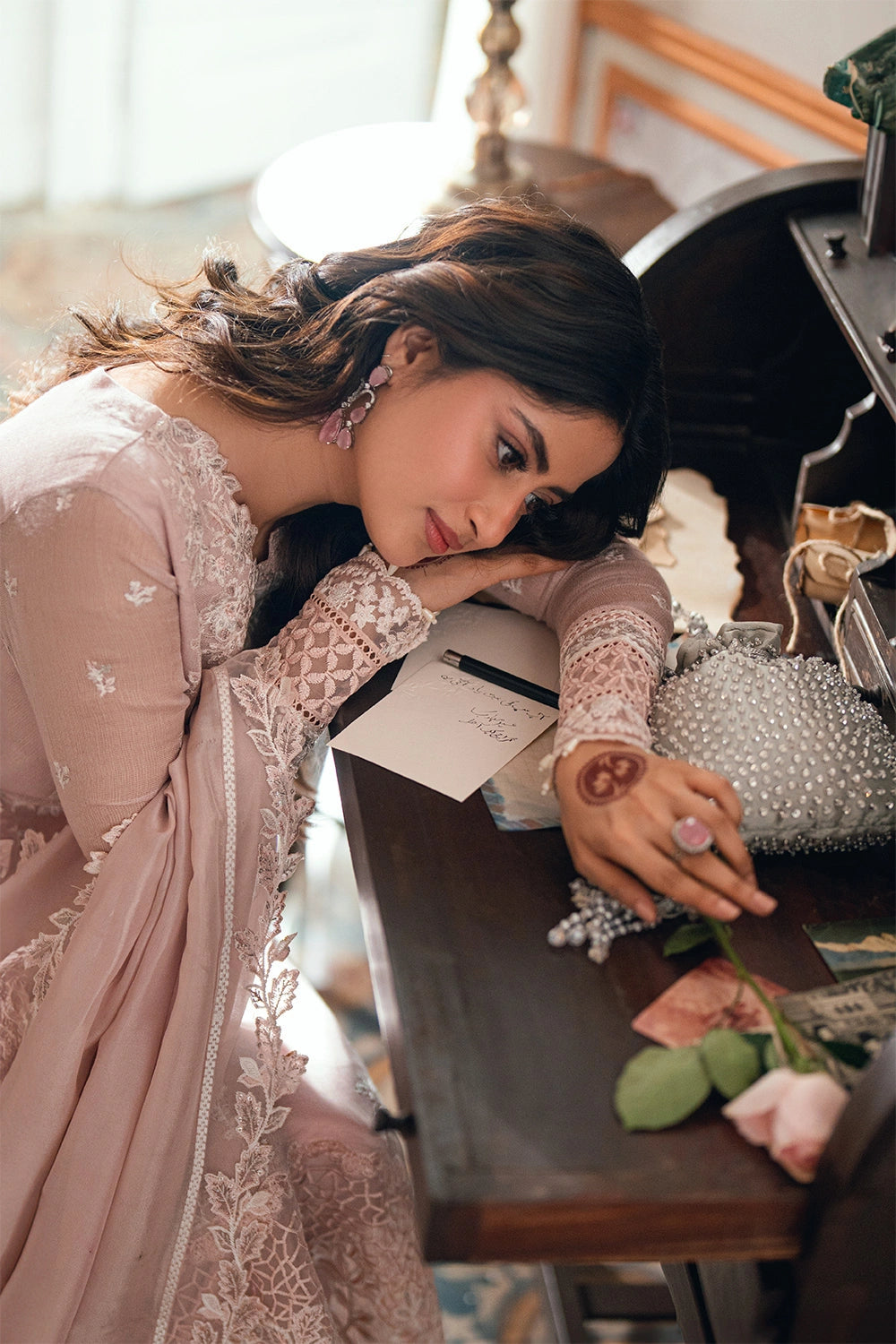 Azure Festive Eid Ensembles’26 - Rosebud (3pc)