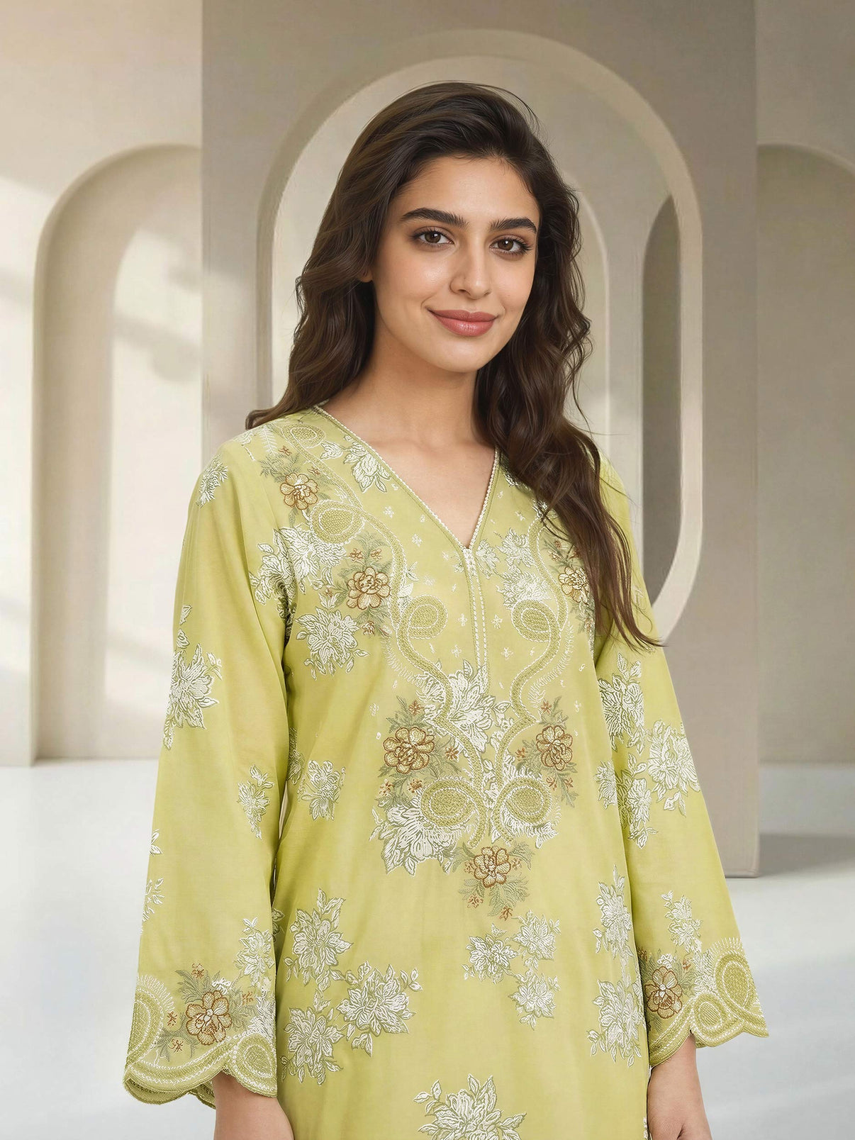 Limelight Printed Lawn Embroidered Suit’26 (3pc)