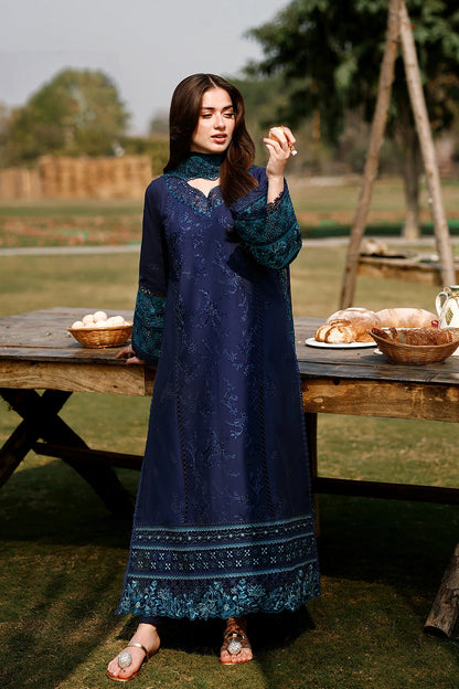 Azure Eid Luxury Lawn’ 26 - Blueberry (3pc)