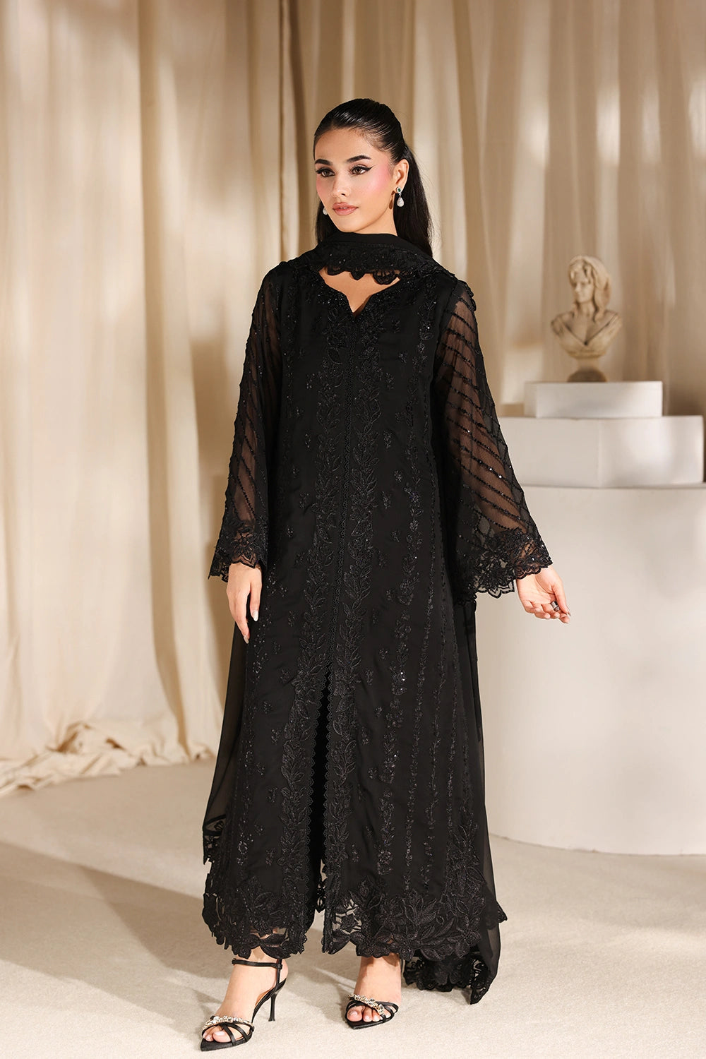 Azure Eid Luxe’ 26 - Black Pearl (3pc)