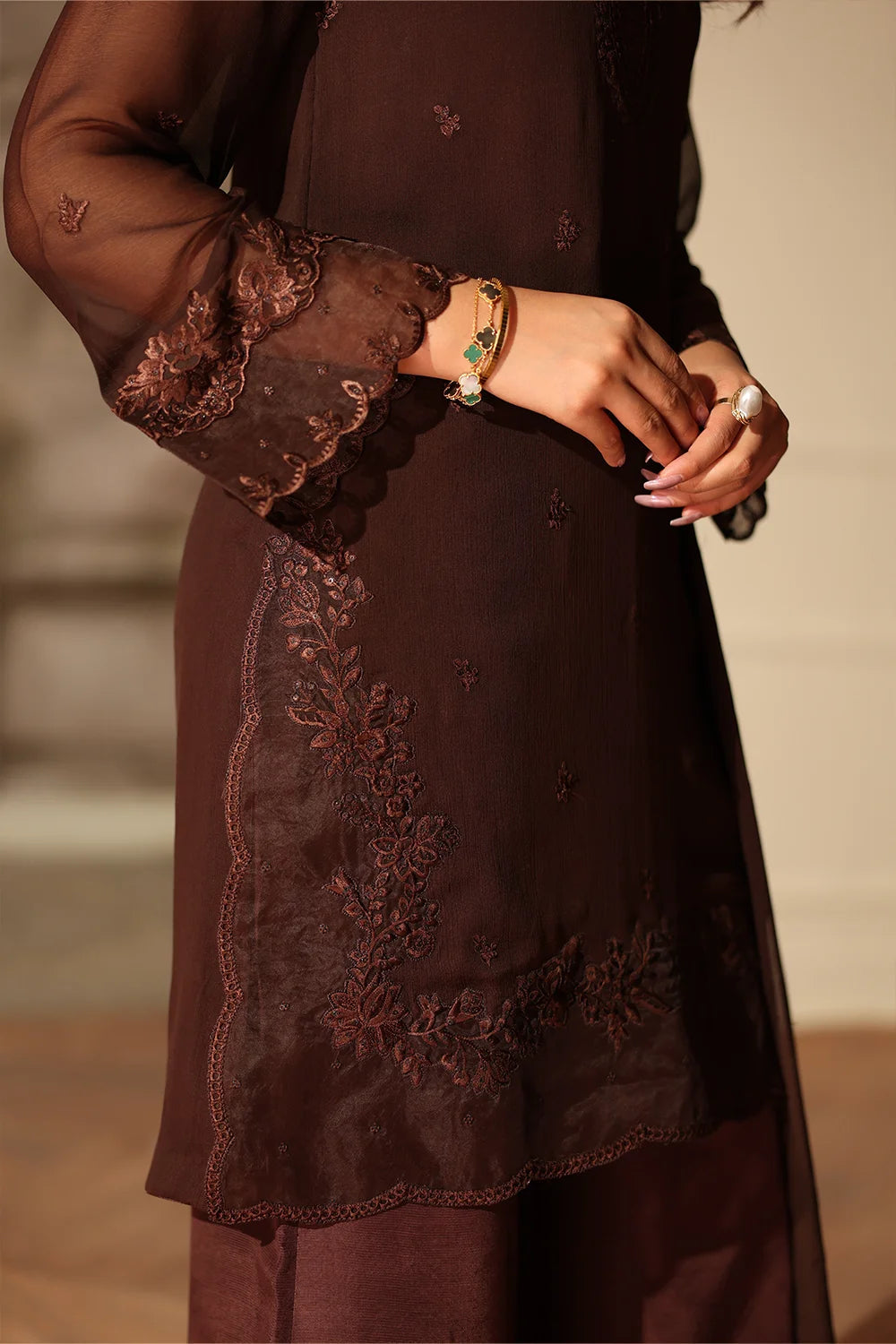 Azure Festive Ensembles’25 - Cocoa Drape (3pc)