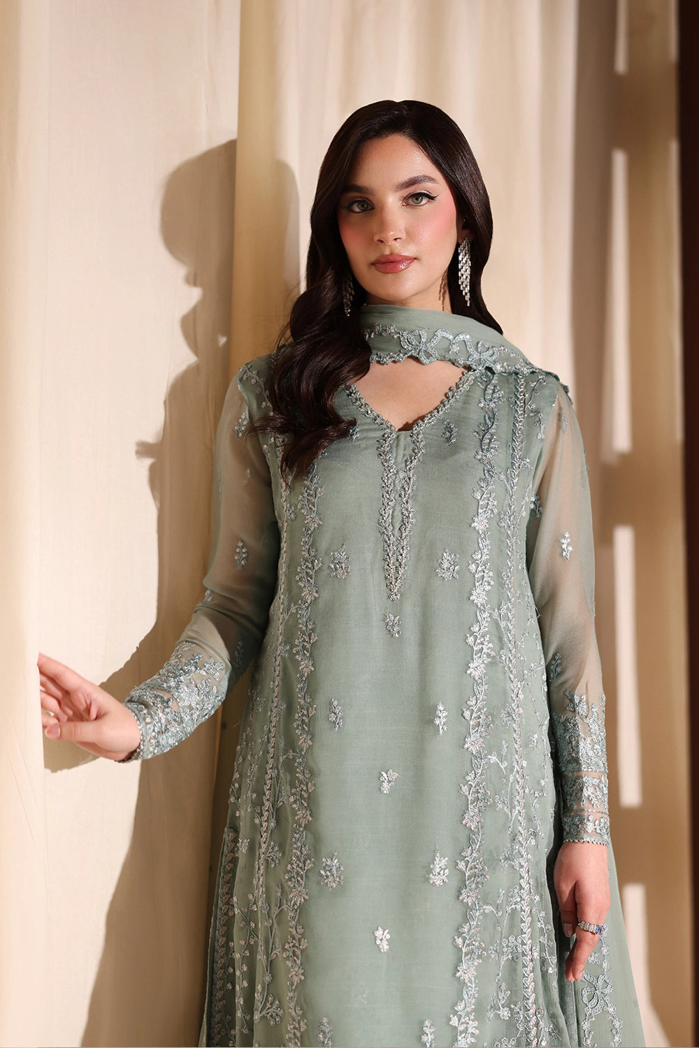 Azure Eid Luxe’ 26 - Satin Sage (3pc)