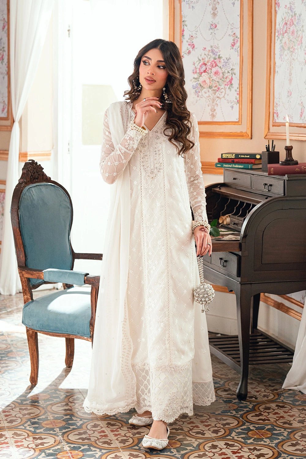 Azure Festive Eid Ensembles’26 - Magnolia (3pc)