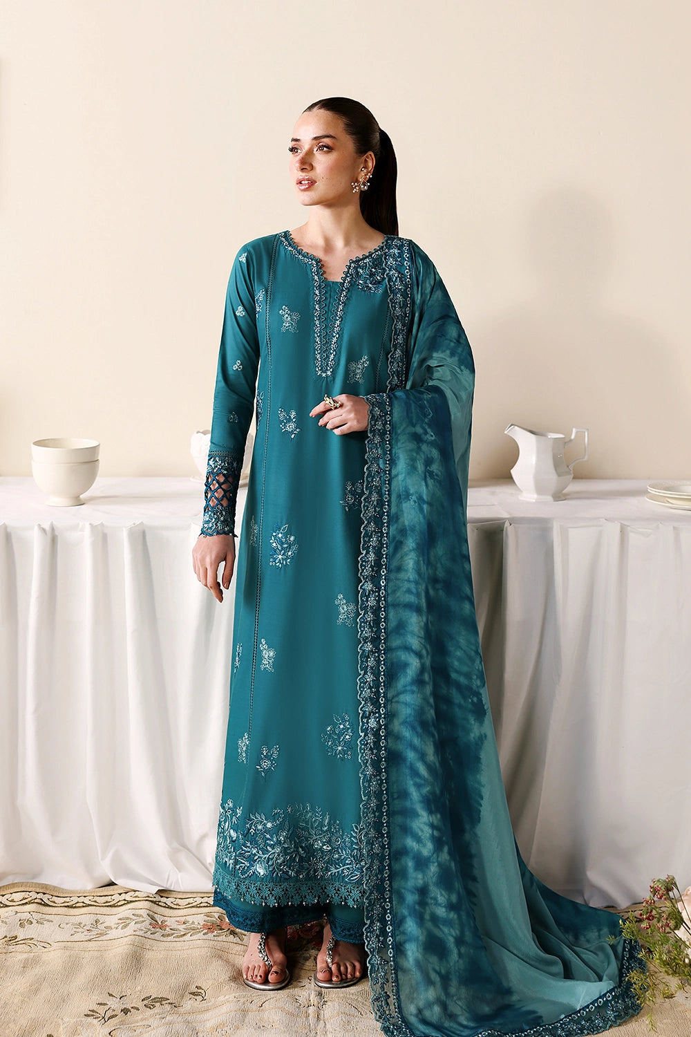 Azure Eid Luxury Lawn’ 26 - Sea Breeze (3pc)