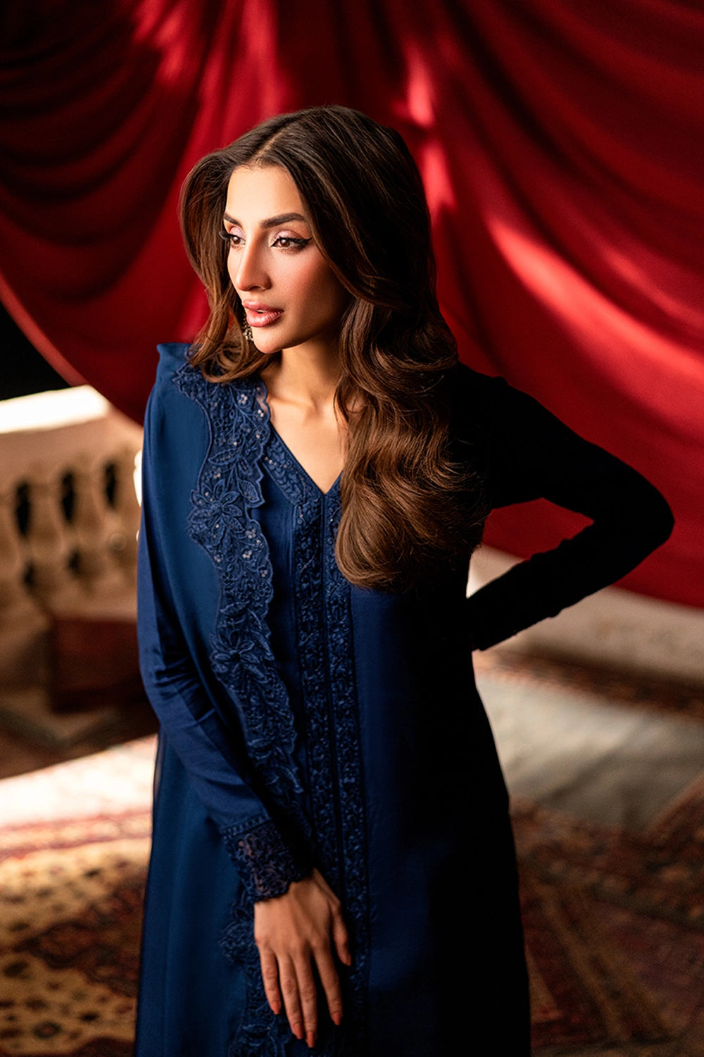 Azure Eid Vogue’26 - Opal Blue (3pc)