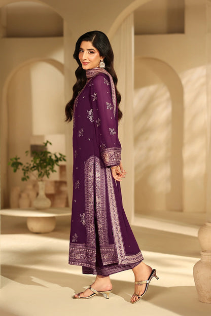 Azure Luxe - Burgundy Blossom (3pc)