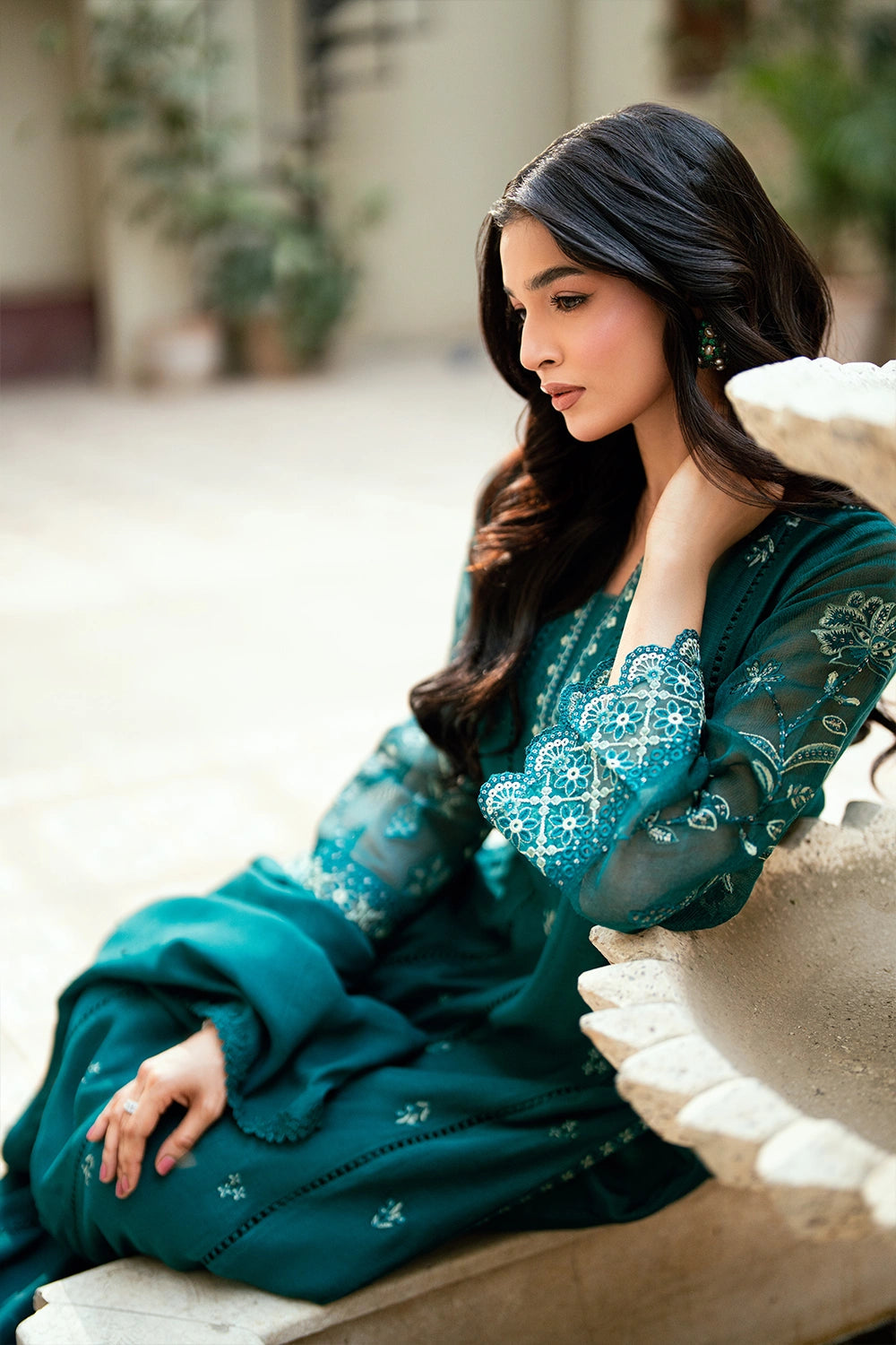 Azure Festive Vogue’26 - Emerald Empress (3pc)