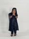 Kids black net sequin dress (3pc) - filhaal.co.uk