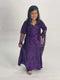 Kids purple net sequin dress (3pc) - filhaal.co.uk